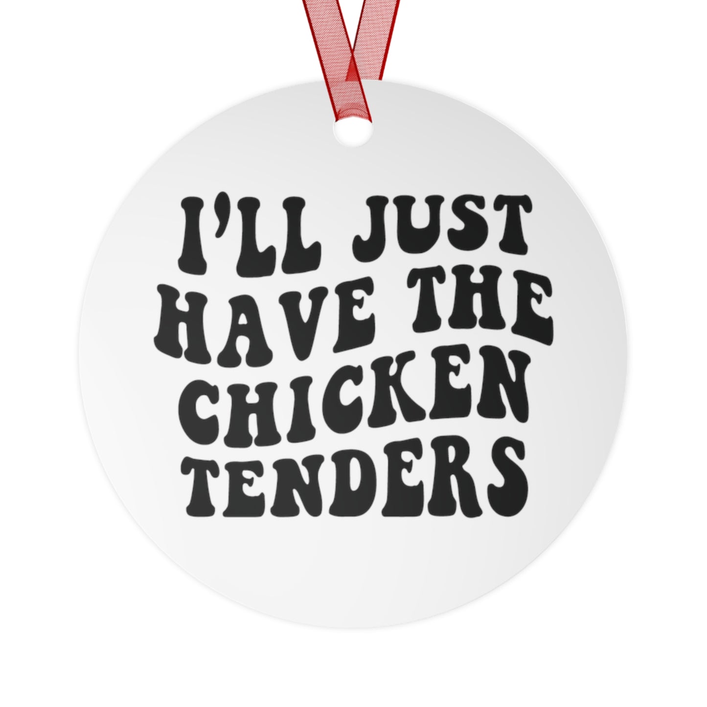 Metal Christmas Ornament - Oval or Round