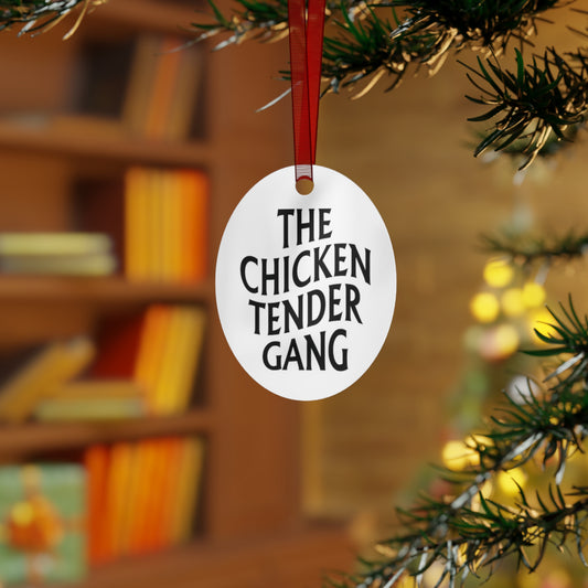 Metal Christmas Ornament - Oval or Round